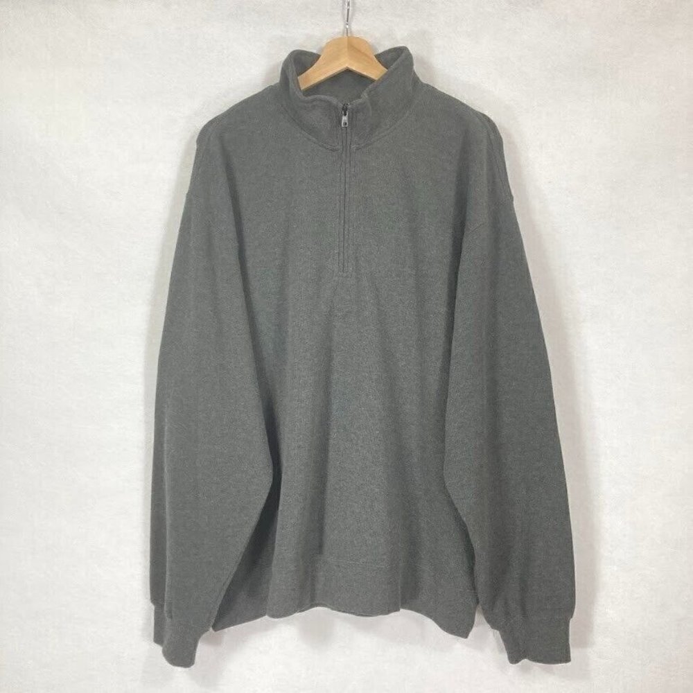Orvis Men's Quarter Zip Sweater Ribbed Outdoor Academia Preppy Rugged XXL